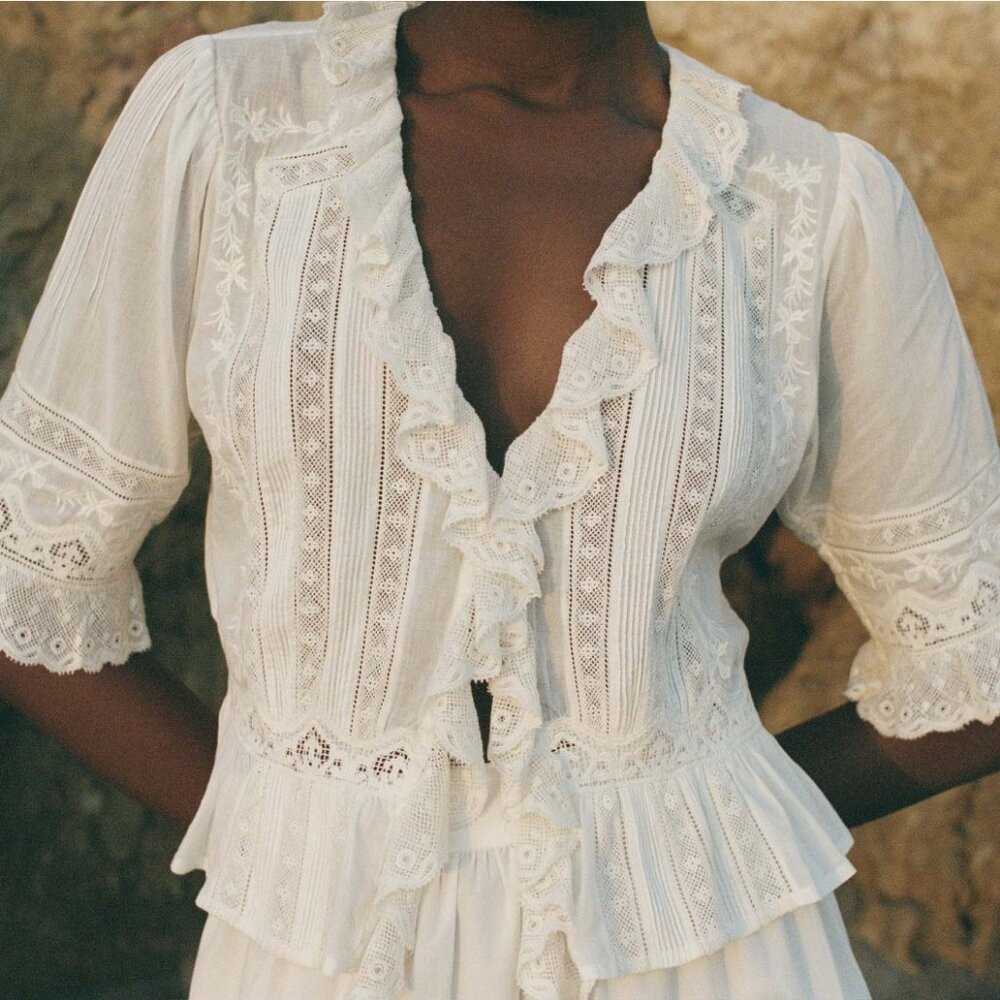 Doen Elenor Top In Salt, xs